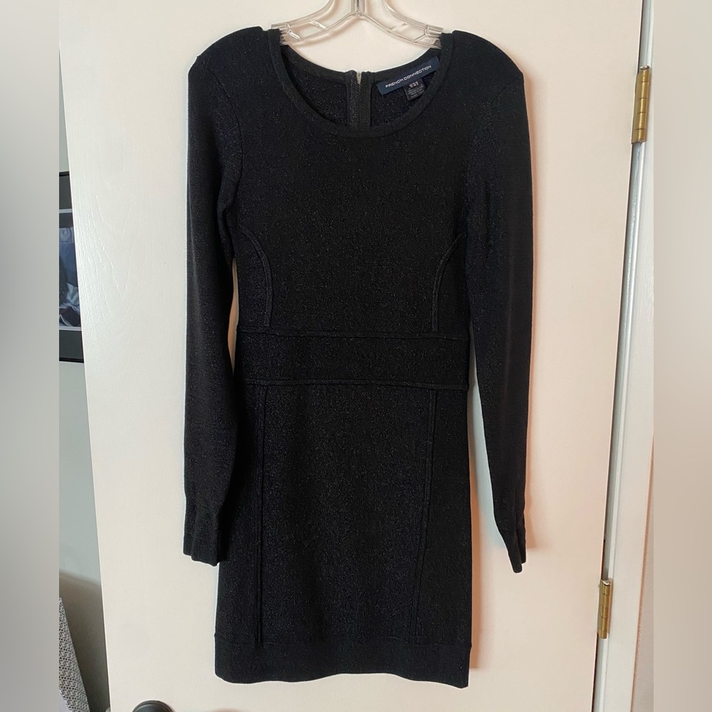 French Connection | Black Shimmer Dress